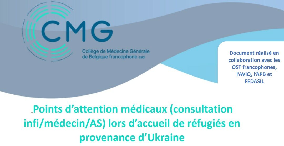 De l’aide pour vous guider dans vos consultations médicales avec les réfugiés ukrainiens