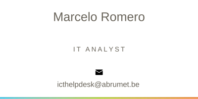 Marcelo Romero IT Analyst