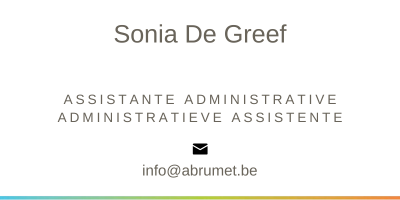 Sonia de Greef Assistante administrative