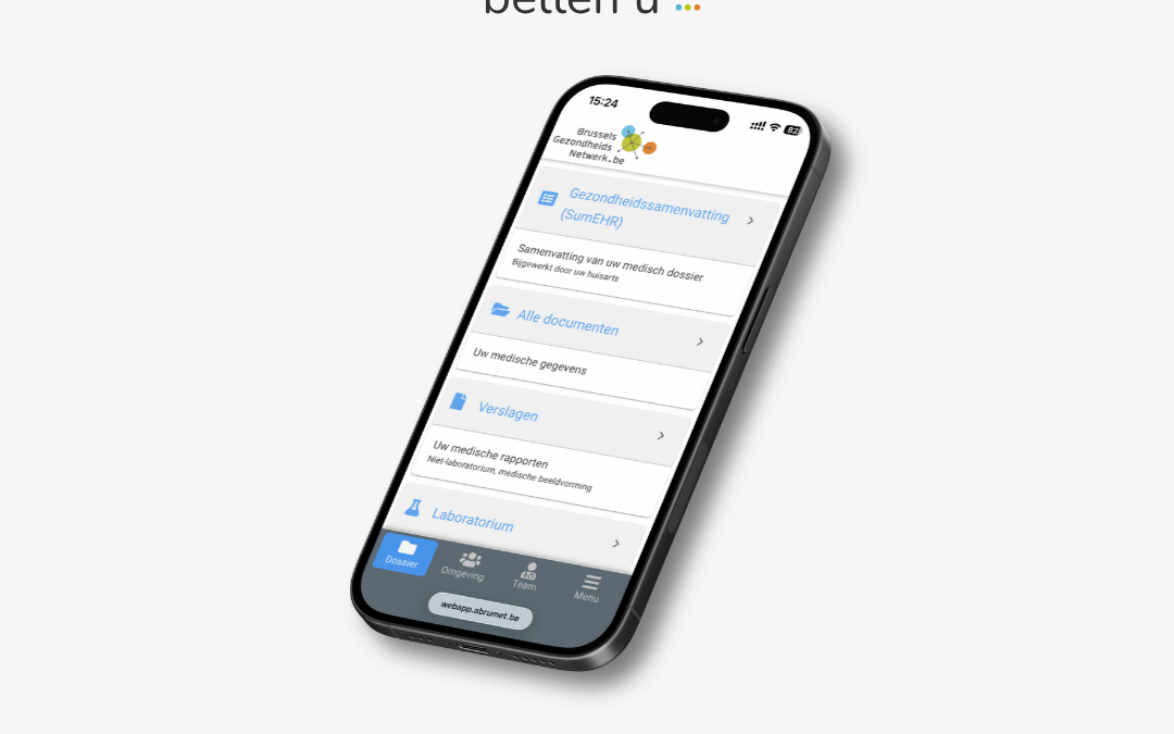 Hoe krijgt u in 2 minuten toegang tot uw gezondheidsgegevens via uw smartphone?